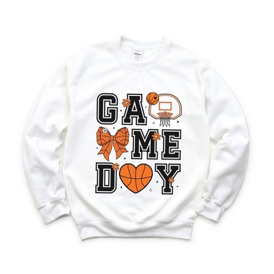Simply Sage Market Women's Graphic Sweatshirt Basketball Game Day Coquette