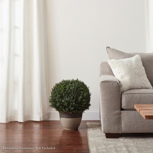 Pure Garden Artificial Cypress Topiary - Faux Plant in Sturdy Pot - Realistic Indoor or Outdoor Potted Shrub - 1 of 4