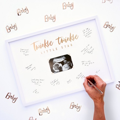 Twinkle Twinkle Frame Guest Book Target