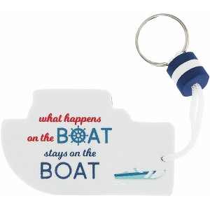 Pavilion Gift Company - On The Boat - Floating Key Chain - Bag Accessories - 1 of 4
