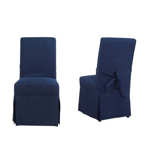 Set of 2 Margo Dining Room Parsons Chair Blue - Picket House Furnishings