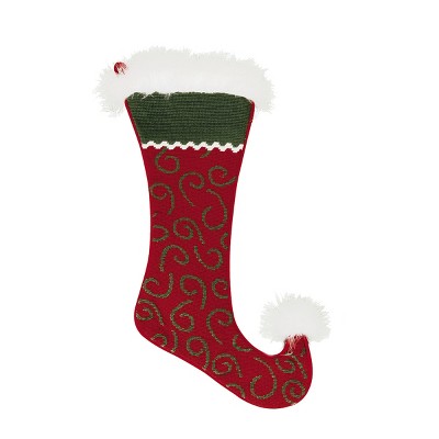 C&F Home Jester Swirl Needlepoint Stocking