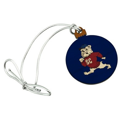 South Carolina State Secondary Logo Mini Small Tiny Wood Christmas Tree Holiday Ornament