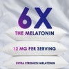 Melatonin Gummies with 12mg - Best Extra Strength, Non-Habit Forming Sleep Gummy - 60 - 2 of 4