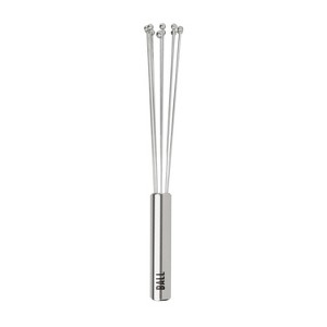 Tovolo 10" Stainless Steel Ball Whisk: Dishwasher-Safe, Silver, 12.5" Length, 3" Width, 0.25 lbs - 1 of 3