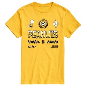 Men's - Peanuts - Charlie Brown Soccer Jersey Short Sleeve Graphic T-Shirt - 1 of 4