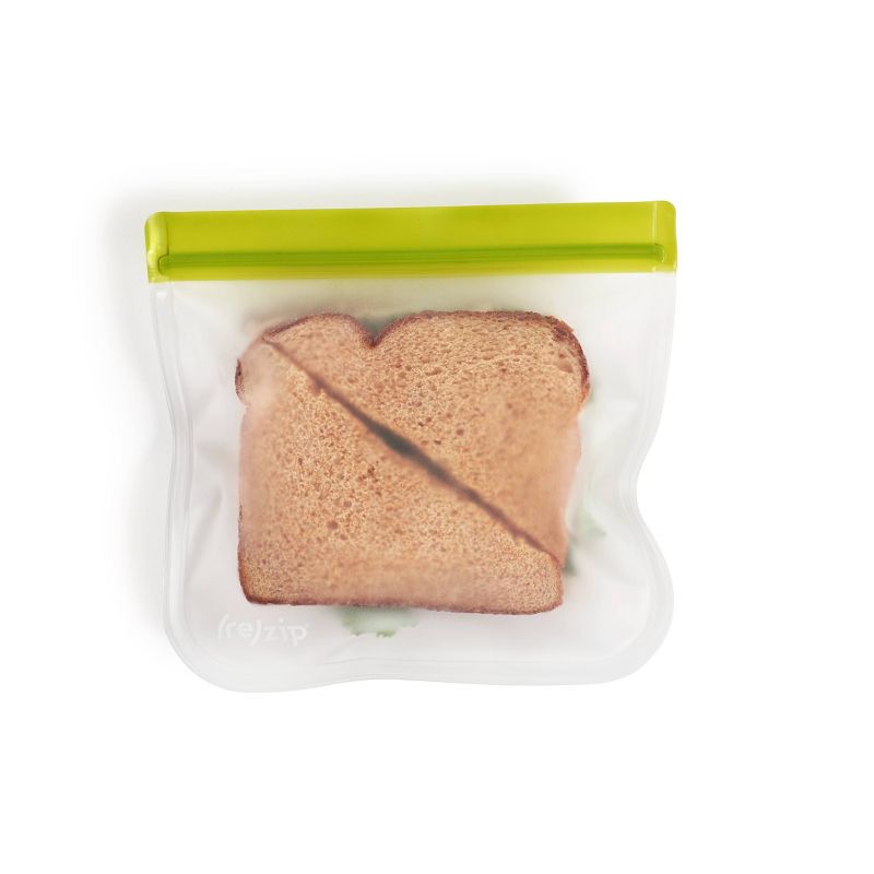 (re)zip Reusable Leak-proof Food Storage Bag Kit - Mini and Snack Stand-Up, Flat Snack &#38; Lunch - 8ct, 4 of 8