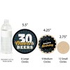 Big Dot of Happiness Cheers and Beers to 30 Years - 30th Birthday Party Giant Circle Confetti - Party Decorations - Large Confetti 27 Count - 3 of 4
