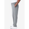 KingSize Lightweight Jersey Open Bottom Sweatpants - 4 of 4