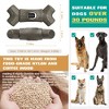 HOMLUX Bully Stick Holder – Tough Chew Toy for Large Dogs, Safe & Durable for Crates,Brown - 4 of 4