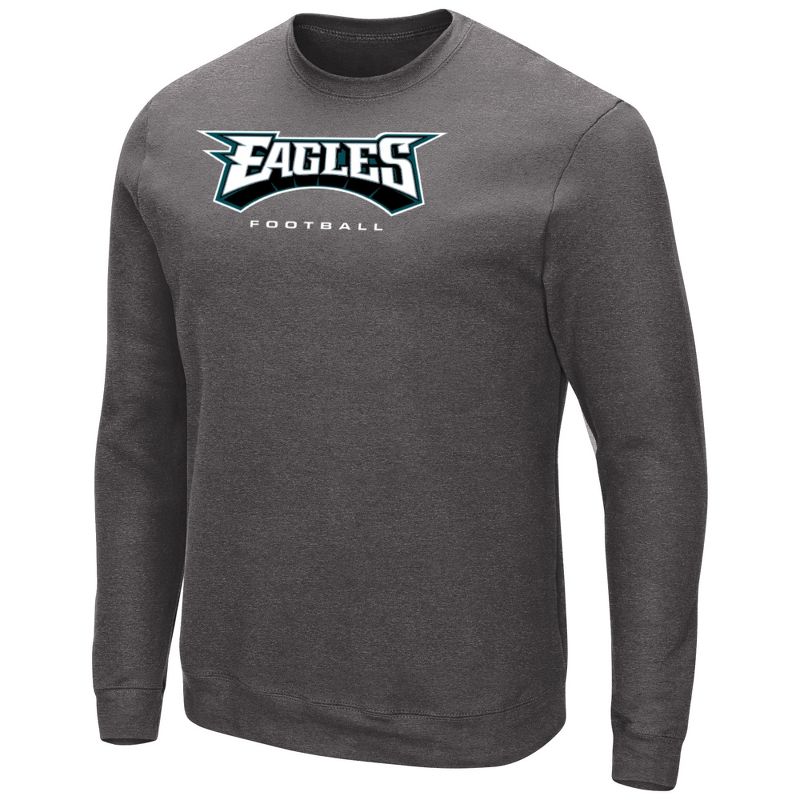 NFL Philadelphia Eagles Men's Gray Our Team Long Sleeve Big & Tall T-Shirt, 1 of 2