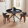 NicBex 47.25 Inch Round Coffee Table with Cross Legs,Center Table for Living Room,Dining Room,Bedroom - 2 of 4