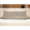 HomeRoots 14" X 36" Natural and Gray Geometric Cotton Lumbar Throw Pillow - 2 of 4