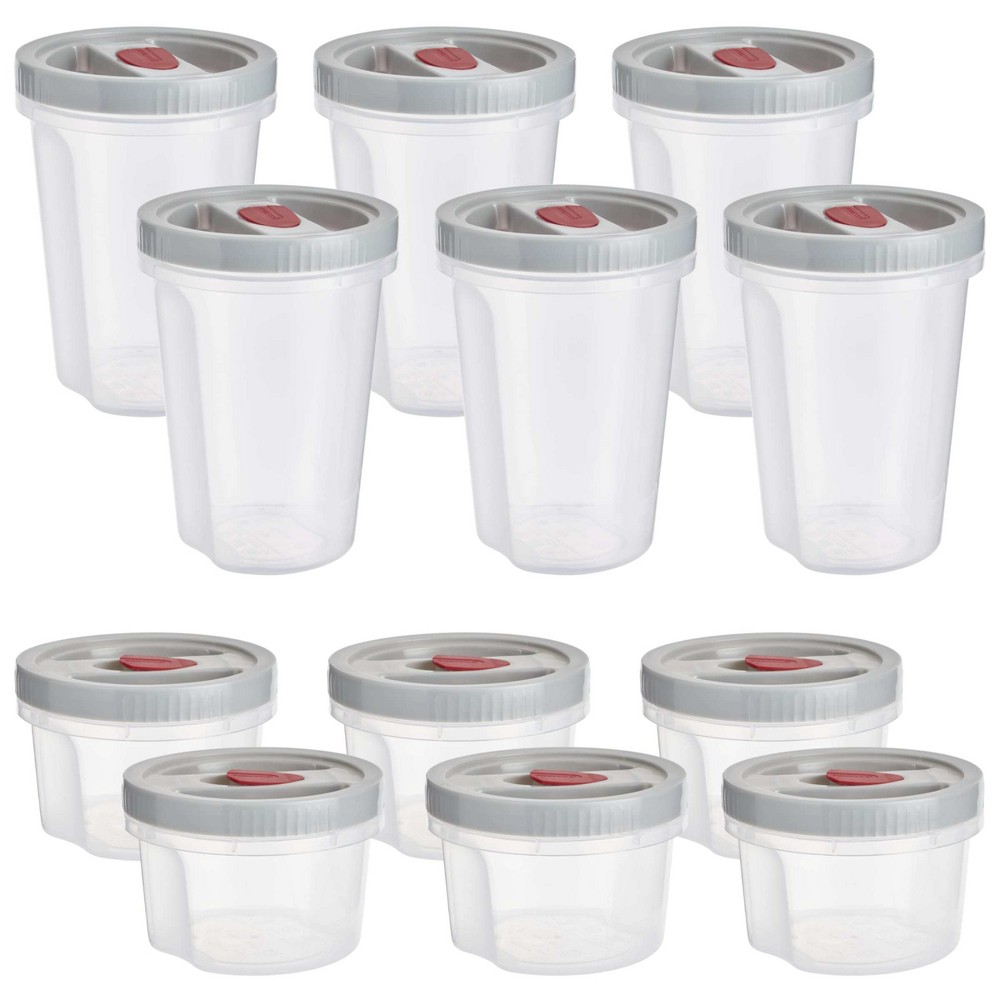 Photos - Food Container GoodCook EveryWare Twister Set Food Storage Containers with Lids - 6pk