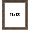 PosterPalooza | Photo Size Sculpted Silver Picture Frame - UV Acrylic, Foam Board Backing, Hanging Hardware - 2 of 4