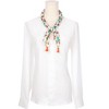 INSPIRE CHIC Women's Floral Printed Tassel Square Scarves 23.6X23.6" 1Pc - 2 of 4