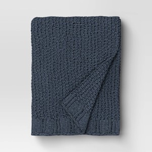 50"x60" Chenille Knit Throw Pillow - Threshold™ - 1 of 4