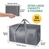 HOMLUX 6-Pack Oversized Heavy Duty Moving Bags Clothes Storage Tote - 2 of 4