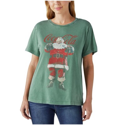 Lucky Brand Womens Coca Cola Graphic T-Shirt