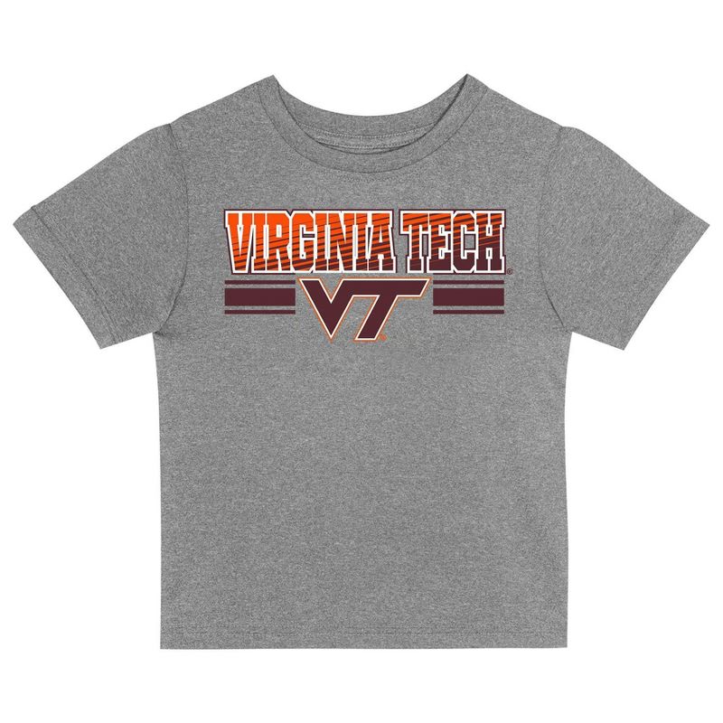 NCAA Virginia Tech Hokies Toddler Boys&#39; 2pk T-Shirt, 2 of 4