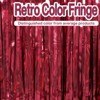PartyWoo Fringe Curtain Retro Red Foil 3.3x6.6 Feet 2 pcs - 2 of 4
