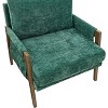 NicBex Accent Chair Rubberwood Frame Mid-Century Modern Lounge Chair Modern Reading Chair Comfy Chair for Living Room - 3 of 4
