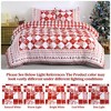 Coucheta Christmas Duvet Cover Set – Soft & Breathable Bedding with Checkered Christmas Tree Print for Holiday Decor - 2 of 4
