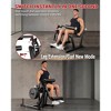 Leg Extension and Curl Machine, 4-In-1 Leg Press Machines for Home Gym, 700Lbs Weight Capacity Adjustable Workout Equipment, Exercise Bench - 3 of 4