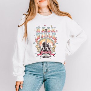 Simply Sage Market Women's Graphic Sweatshirt Nashville Tennessee Guitar - 1 of 4