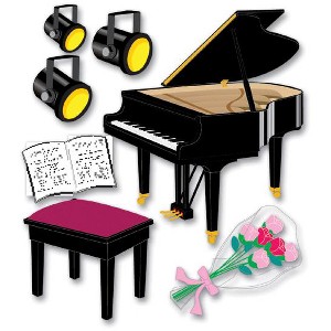 Jolee's Boutique Dimensional Stickers - Piano Recital, 5pcs - 1 of 1