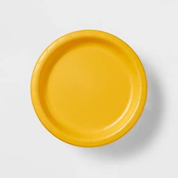 20ct Snack Plates Yellow - Spritz™