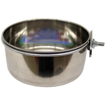 Indipets Stainless Steel Coop Cup with Screw-Nut Holder
