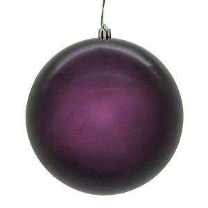 Vickerman Plum Ball Ornament - 1 of 1