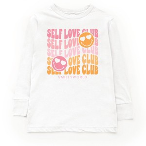 The Juniper Shop SmileyWorld Self Love Club Wave Youth Long Sleeve Tee - 1 of 4