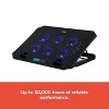 RadioShack Laptop Cooling Stand with 6 fans and Blue Lights and 4-Level Height Adjustment - 3 of 4