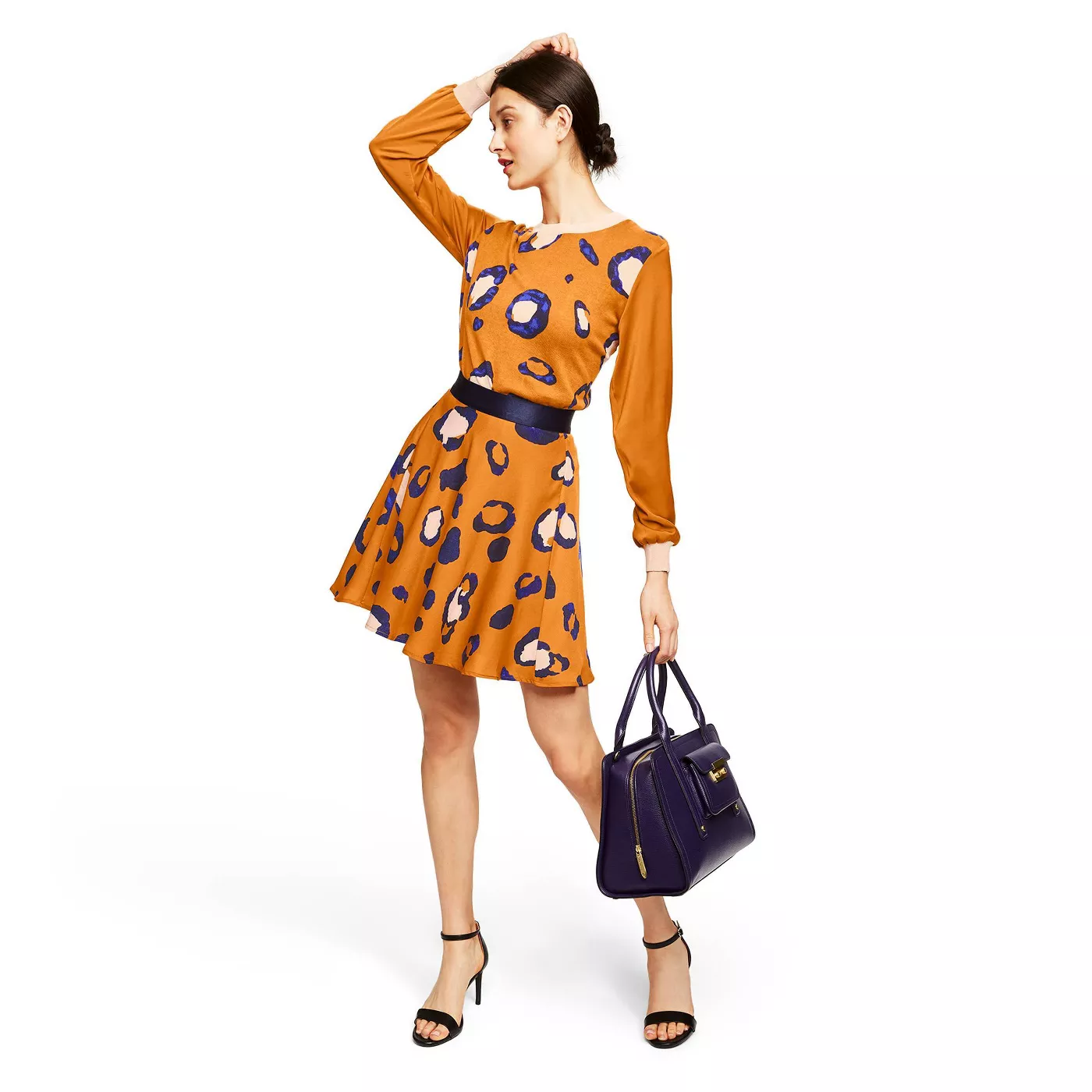 Women's Leopard Print A-Line Mini Skirt - 3.1 Phillip Lim for Target Orange - image 1 of 4