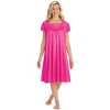 Collections Etc Lace Inset Tricot Nightgown - Elegant Sleepwear - 2 of 4