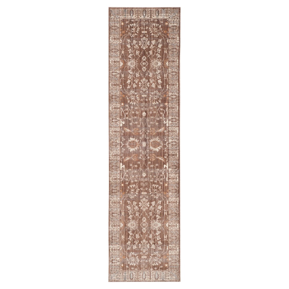 Silvano Runner - Brown / Beige ( 2' 3inx8' ) - Safavieh