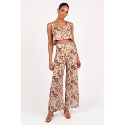 Petal & Pup Pantalón Devlin Para Mujer, Beige