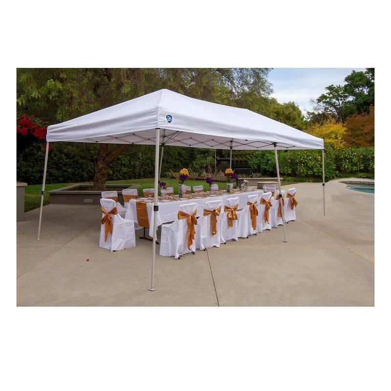 Z-Shade ZS2010EVTS-6 20 by 10 Foot Instant White Pop Up Event Canopy Tent Emergency Shelter for Outdoor and Indoor Use, 200 Square Foot Capacity, 5 of 7