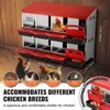 VEVOR Chicken Nest Box, 8-Compartment, 30 to 45 in Stable & Corrosion-Resistant Metal Nesting Boxes with Inclined Nesting Boxes, Bottom Holes - 3 of 4
