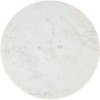 Isabella Side Table Marble White - ZM Home: Modern Aluminum Frame, Powder-Coated Finish, 25.2" Height - 4 of 4
