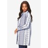 Roaman's Women's Plus Size Kate Tunic Big Shirt - 4 of 4