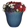 Classic Home and Garden Indoor/Outdoor Round Honeysuckle Resin Flower Pot Planter - 2 of 4