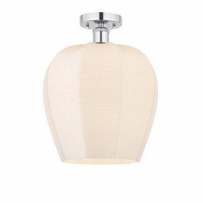Norfolk - 1 Light Semi-Flush Mount In Industrial Style-15.13 Inches Tall and 11.75 Inches Wide