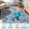 Stain Resistant Non-Slip Machine Washable Area Rug with Distressed Medallion Design for High-Traffic Homes - 4 of 4