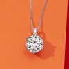 Ross-Simons 4.00 Carat Moissanite Solitaire Pendant Necklace in Sterling Silver - 4 of 4