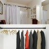 LunaLulinlk Shower Curtain Rod With Holders, 42 to 100 inch Tension Shower Curtain Rod No Drilling - 3 of 4