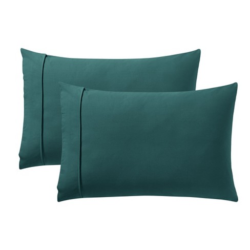 Solid Flannel Pillowcases set Of 2 Ultra Soft By Sweet Home Collection King Teal Target