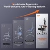 Newtral NT002 Ergonomic Office Chair with Footrest - 4D Armrest Recliner Chair-Black - 3 of 4